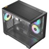 Корпус ПК Ocypus Gamma C54 BK ARGB: Midi-Tower с 3x120mm ARGB и USB 3.0 для mATX и mITX