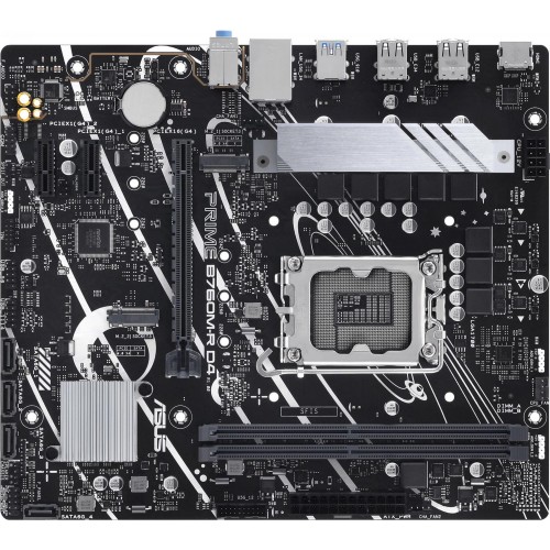 Материнская плата Asus PRIME B760M-R D4 для Intel 1700, 2xDDR4, mATX, 8ch, 2.5G, HDMI - Высокая производительность и надежность