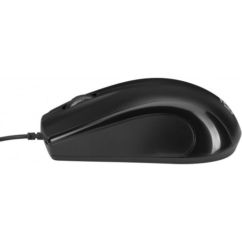 Мышь Оклик 185V2 черный оптическая 1200dpi USB для ноутбука 3but (1185962)