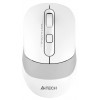Оптическая беспроводная мышь A4Tech Fstyler FB10C в белом/сером цвете - 2000dpi, Bluetooth и USB, 4 кнопки