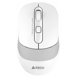 Мышь A4Tech Fstyler FB10C белый/серый оптическая 2000dpi беспров. BT/Radio USB 4but (FB10C GRAYISH WHITE)