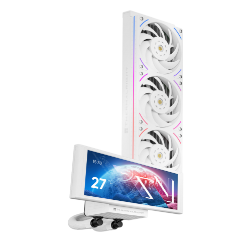 Водяное охлаждение Thermalright Trofeo Vision 360 с ARGB для процессоров AM4, AM5, LGA 1700 и других - 3 вентилятора 120мм, 69CFM, 27dBA