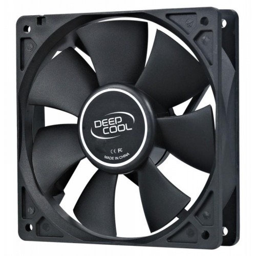 Вентилятор Deepcool XFan 120 (120x120x25 мм, черный) - 3-pin/4-pin, 24 дБ для оптимального охлаждения корпуса