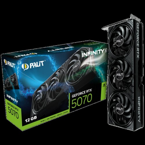 Купить видеокарту RTX 5070 12GB PA-RTX5070 INFINITY 3 от PALIT - Высокая производительность для игр и работы
