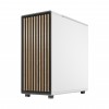 Корпус ПК Fractal Design North TG Clear Tint - Midi-Tower с 2x140mm вентиляторами, USB 3.2 и стильным белым деревом