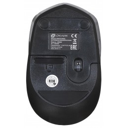 Мышь Оклик 488MW черный/синий оптическая 1600dpi беспров. USB для ноутбука 4but (1196569)