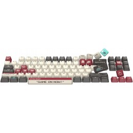 Клавиатура A4Tech S87 Pixels механическая серый/белый USB for gamer LED кабель 1.8м