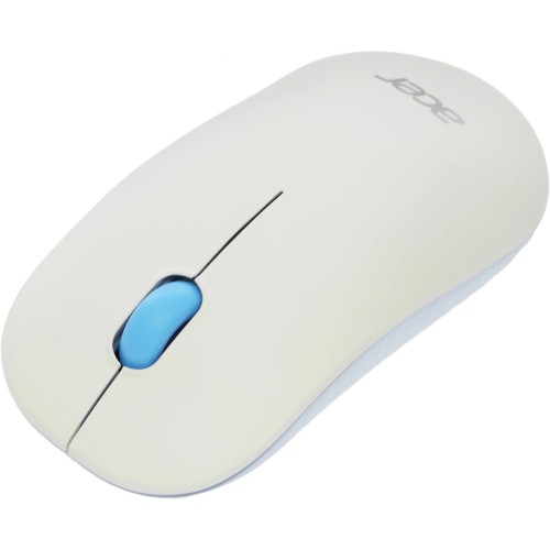 Мышь Acer OMR205 белый/голубой оптическая 1200dpi беспров. USB для ноутбука 3but (ZL.MCEEE.02H)