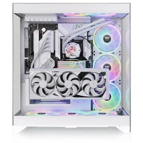Купить белый корпус Thermaltake CTE E550 TG Snow ATX с поддержкой 8 вентиляторов 120мм и 6 вентиляторов 140мм, 2xUSB3.0 и аудио разъемом - идеальное решение для вашего ПК
