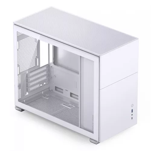 Корпус Mini-Tower JONSBO D31 STD: Белый компьютерный кейс без вентилятора с USB-A 3.2 и USB-C 3.2 для mATX, mDTX, mITX