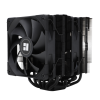Кулер для процессора/ CPU Cooler Thermalright Peerless Assassin 120 Black (4-pin PWM, 157mm, Ni/Cu, 6x6mm, 2x120mm, 66.17CFM, 25.6dBA, 1550RPM, S: 2011, -3, 2066, 1200, 1700, 1851, 115x, AM4, AM5, black)