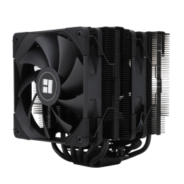 Кулер для процессора/ CPU Cooler Thermalright Peerless Assassin 120 Black (4-pin PWM, 157mm, Ni/Cu, 6x6mm, 2x120mm, 66.17CFM, 25.6dBA, 1550RPM, S: 2011, -3, 2066, 1200, 1700, 1851, 115x, AM4, AM5, black)