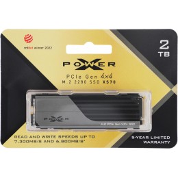 Твердотельный накопитель Silicon Power PCIe 4.0 x4 2TB SP02KGBP44XS7005 XS70 M.2 2280 [SP02KGBP44XS7005]
