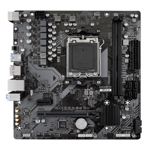 Материнская плата/ MB GIGABYTE AMD A620 sAM5, 2xDDR5(96GB), HDMI 2.1/DP, 1xPCIe 4.0x16, 1xPCIe 3.0, 1xLAN, 4xSATA 6Gb/s, 1xM.2, 2xUSB 3.2, 4xUSB 2.0, 1xPS/2, mATX