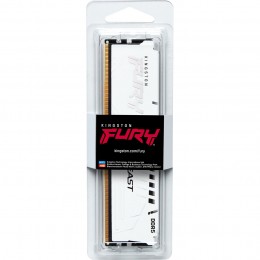 Память оперативная/ Kingston 32GB 5600MT/s DDR5 CL36 DIMM FURY Beast White EXPO