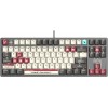 Клавиатура A4Tech S87 Pixels: Механическая Игровая Клавиатура с LED Подсветкой, Серый/Белый, USB, 1.8м