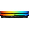 Память оперативная/ Kingston 32GB 3200MT/s DDR4 CL16 DIMM (Kit of 2) 1Gx8 FURY Beast RGB (Select Regions ONLY) Kingston