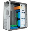 Корпус c блоком питания 450 Ватт/ Case Foxline FL-302, ATX, 2x5.25EXT, 1x3.5EXT, 4x3.5INT, 2xUSB2.0, HDA, w/o FAN, w/450W ATX PSU(80mm), w/1.2m EU pwr cord Foxline