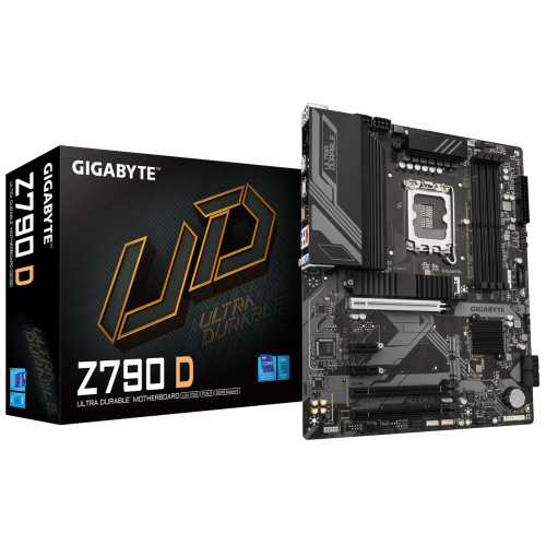 Материнская плата/ MB GIGABYTE INTEL Z790 s1700, 4xDDR5(192GB), HDMI 2.1/DP, 1xPCIe 5.0x16, 1xPCIe 4.0x16, 1xPCIe 3.0x16, 2xPCIe 3.0, 1xLAN (2.5GbE), 4xSATA 6Gb/s, 3xM.2, 1xUSB-C, 5xUSB 3.2, 2xUSB 2.0, 1xPS/2, ATX Gigabyte