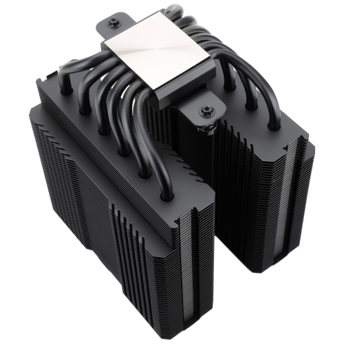 Кулер для процессора/ CPU Cooler Thermalright Peerless Assassin 120 Black (4-pin PWM, 157mm, Ni/Cu, 6x6mm, 2x120mm, 66.17CFM, 25.6dBA, 1550RPM, S: 2011, -3, 2066, 1200, 1700, 1851, 115x, AM4, AM5, black)