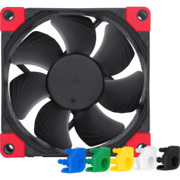 Кулер для корпуса/ Case Cooler Noctua NF-A8 PWM chromax.black.swap (80x80x25mm, 4-pin PWM, 32.67CFM, 17.7dBA, 2200RPM, Black)