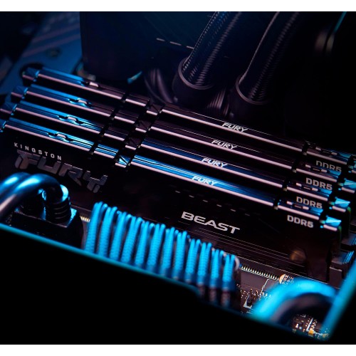 Купить оперативную память Kingston 32GB DDR5 6400MT/s CL32 DIMM (2 шт) FURY Beast Black EXPO - Высокая производительность для вашего ПК