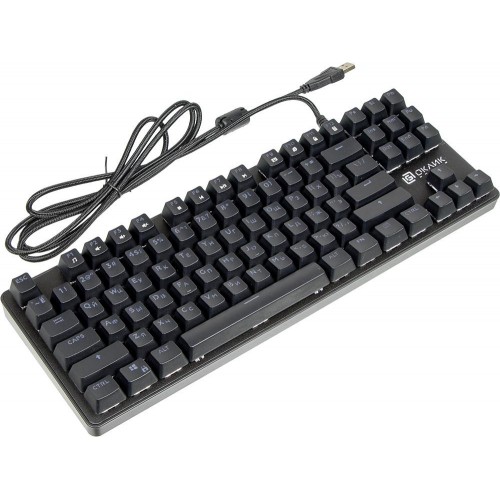 Механическая клавиатура Оклик 969G SHOTGUN с LED-подсветкой для геймеров - Черная USB Multimedia