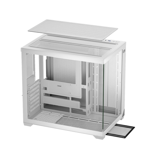 Корпус без блока питания/ Case PCCooler C3T700 WH, Midi-Tower, TG, no fans, 1xUSB-A 3.0 + 1xUSB-A 2.0 + 1xUSB-C, ATX, mATX, mITX White PcCooler