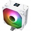 Кулер для процессора/ CPU Cooler Thermalright Assassin Spirit 120 Vision ARGB White (4-pin PWM, LED temp., 154mm, Al/Cu, 4x6mm, ARGB, 1x120mm, 66.17CFM, 25.6dBA, 1500RPM, S: 1851/1700/1200/115X, AM5/AM4, white) Thermalright