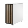 Корпус ПК Fractal Design North TG Clear Tint - Midi-Tower с 2x140mm вентиляторами, USB 3.2 и стильным белым деревом