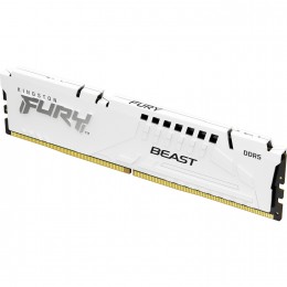 Память оперативная/ Kingston 16GB 6000MT/s DDR5 CL30 DIMM FURY Beast White EXPO