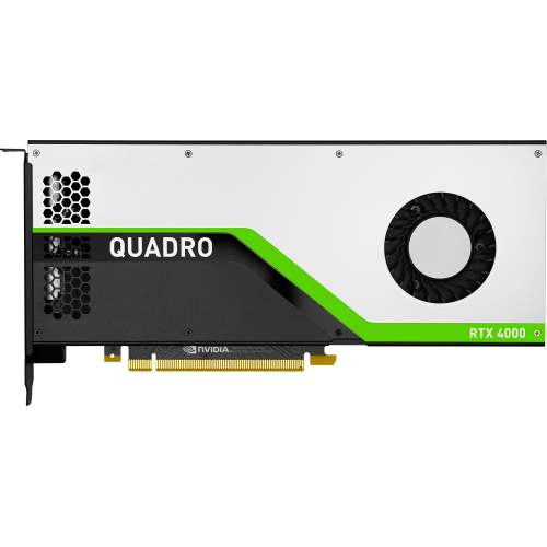 Видеокарта/ VGA PNY NVIDIA Quadro RTX 4000 (Turing TU106), 8GB GDDR6/256 bit, PCI Express 3.0 16x, 3xDP, DisplayPort-DVI-D, USB Type-C, 1xStereo, 1xSync