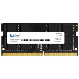 Оперативная память DDR4 16Gb 3200MHz Netac NTBSD4N32SP-16 Basic RTL PC4-25600 CL22 SO-DIMM 260-pin 1.2В single rank Ret [NTBSD4N32SP-16]
