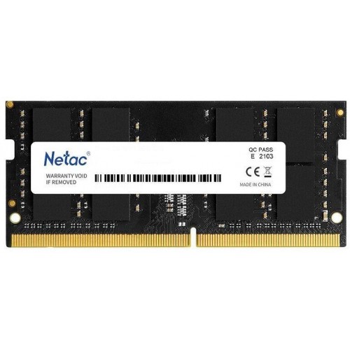 Купить оперативную память DDR4 16Gb 3200MHz Netac NTBSD4N32SP-16 SO-DIMM для ноутбуков - высокая производительность и надежность