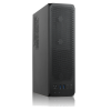 Корпус Foxline FL-1004-TFX230B с блоком питания 230W и охлаждающим вентилятором - mATX, черный, 85+ Bronze, 2xUSB 3.0