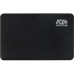 Внешний корпус для HDD AgeStar 3UB2P2 SATA III USB3.0 пластик черный 2.5" [3UB2P2(BLACK)]