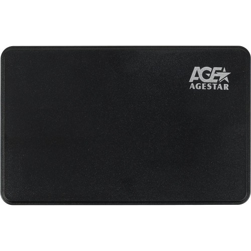 Внешний корпус для HDD AgeStar 3UB2P2 SATA III USB3.0 пластик черный 2.5" [3UB2P2(BLACK)]