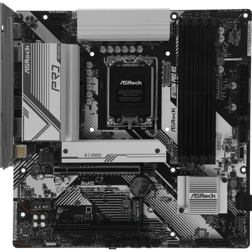 Купить материнскую плату Asrock B760M PRO RS для Intel 1700, 4xDDR5, mATX, 8ch звук, 2.5G, HDMI и DP
