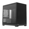 Корпус без блока питания/ Case HSPD M211, Mesh Mini-tower, Black, TG, 0.7 SPCC, no fans,mATX, mITX, 175/330/150mm, 2x2.5", 1x3.5", 4xPCI, 2xUSB-A 3.0, ARGB strip, 336x211x350mm HSPD