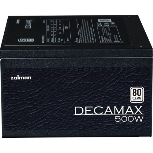 Блок питания Zalman ATX 500W ZM500-LX3 с 80+ сертификацией, APFC и 120mm вентилятором - Надежное решение для вашего ПК