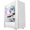 Корпус PC Cooler C3D510 WH ARGB белый ATX с поддержкой 5 вентиляторов 120/140 мм и 2xUSB 3.0