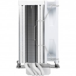 Кулер для процессора/ CPU Cooler Thermalright Assassin Spirit 120 Vision ARGB White (4-pin PWM, LED temp., 154mm, Al/Cu, 4x6mm, ARGB, 1x120mm, 66.17CFM, 25.6dBA, 1500RPM, S: 1851/1700/1200/115X, AM5/AM4, white)