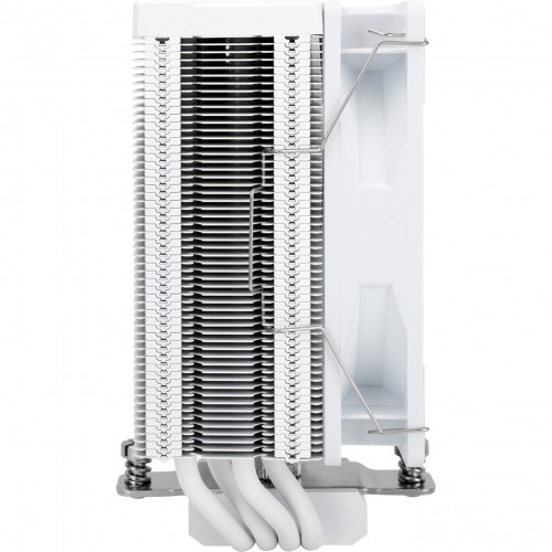 Кулер для процессора/ CPU Cooler Thermalright Assassin Spirit 120 Vision ARGB White (4-pin PWM, LED temp., 154mm, Al/Cu, 4x6mm, ARGB, 1x120mm, 66.17CFM, 25.6dBA, 1500RPM, S: 1851/1700/1200/115X, AM5/AM4, white) Thermalright