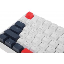 Клавиатура Acer OKW305 механическая белый USB for gamer LED (ZL.KBDCC.01W) кабель 1.8м