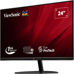 Монитор ViewSonic 23.8" VA2432-MHD-3 черный IPS LED 1ms 16:9 HDMI M/M матовая 1300:1 250cd 178гр/178гр 1920x1080 100Hz VGA DP FHD 2.4кг