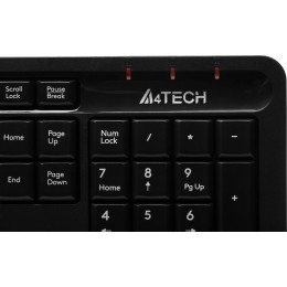 Клавиатура A4Tech FKS10 черный/оранжевый USB (подставка для запястий) (FKS10 ORANGE) кабель 1.5м