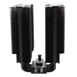 Кулер для процессора/ CPU Cooler Thermalright Peerless Assassin 120 Black (4-pin PWM, 157mm, Ni/Cu, 6x6mm, 2x120mm, 66.17CFM, 25.6dBA, 1550RPM, S: 2011, -3, 2066, 1200, 1700, 1851, 115x, AM4, AM5, black)