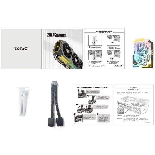 Видеокарта Zotac RTX5070Ti SOLID CORE OC WHITE ED 16GB GDD7 256bit 3xDP HDMI 3FAN PREMIUM PACK