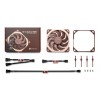 Кулер для корпуса/ Case Cooler Noctua NF-A12x25 G2 PWM (120x120x25mm, 4-pin PWM, 63.15CFM, 22.5dBA, 1800RPM, Beige/Brown)