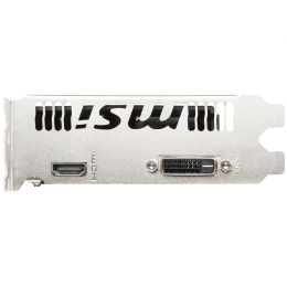 Видеокарта/ VGA MSI NVIDIA GeForce GT 1030 AERO ITX 4GD4 OC 4GB, DDR4/64-bit, PCIe 3.0, 1xHDMI 2.0, 1xDVI-D, 2-slot